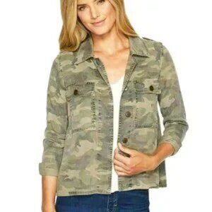 LUCKY BRAND Women's  Green Camouflage Shirt Jacket ~ S/P